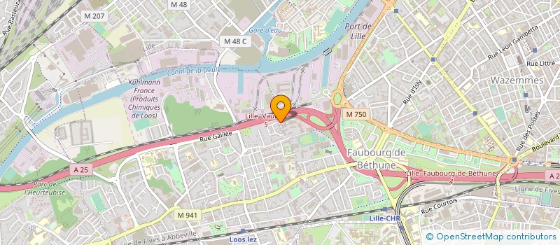localisation de l'entreprise ENECSOL à LILLE