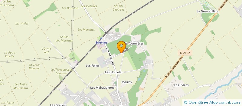 localisation de l'entreprise ENECTRIES à SUEVRES