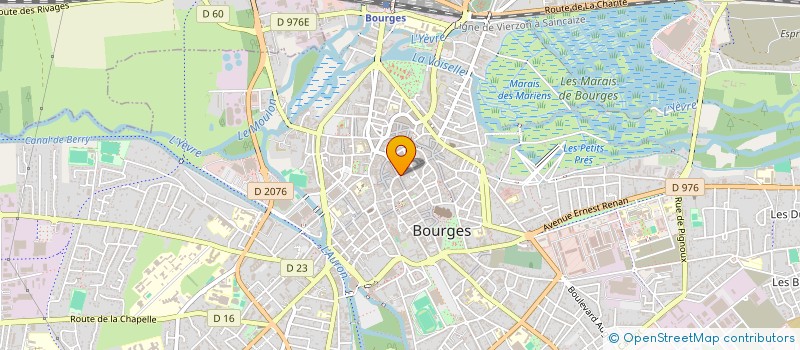 localisation de l'entreprise ENED  BOURGES