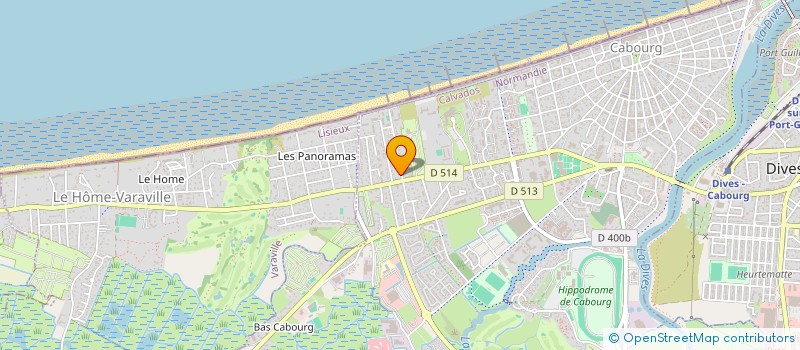 localisation de l'entreprise ENEE ART à CABOURG