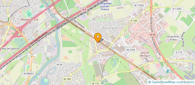 localisation de l'entreprise ENEFFIC à LATTES