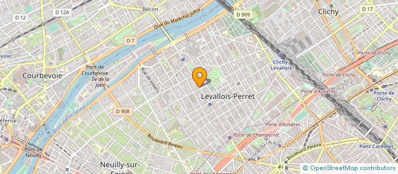 localisation de l'entreprise ENEGO HOLDING à LEVALLOIS-PERRET
