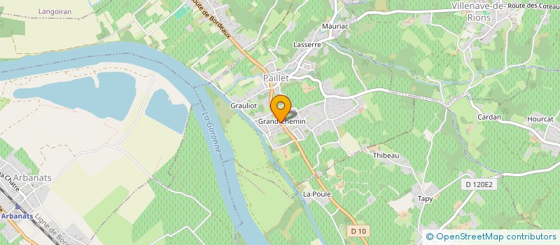 localisation de l'entreprise ENEIRYA à PAILLET