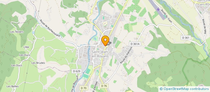 localisation de l'entreprise ENEKIO à SAINT-JEAN-EN-ROYANS