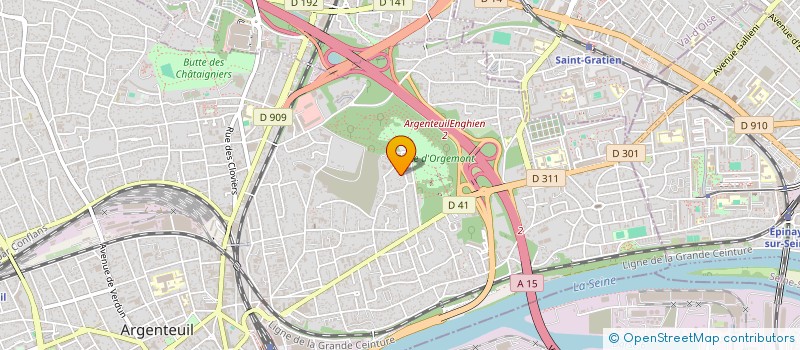 localisation de l'entreprise ENEL à ARGENTEUIL