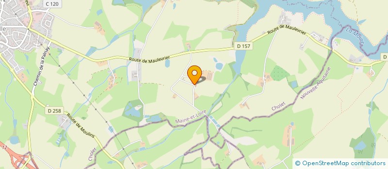 localisation de l'entreprise ENELA CANALISATIONS SERVICES  LA TESSOUALLE