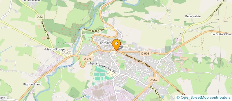 localisation de l'entreprise ENELEC à DOMFRONT-EN-POIRAIE