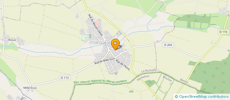 localisation de l'entreprise ENELEC  LE GUE-D'ALLERE