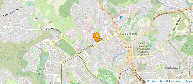 localisation de l'entreprise ENELEC CKN à MONTPELLIER