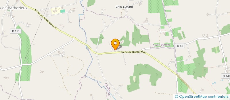 localisation de l'entreprise ENELIS à CHALLIGNAC