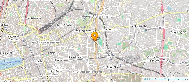 localisation de l'entreprise ENELLE à MARSEILLE 4EME