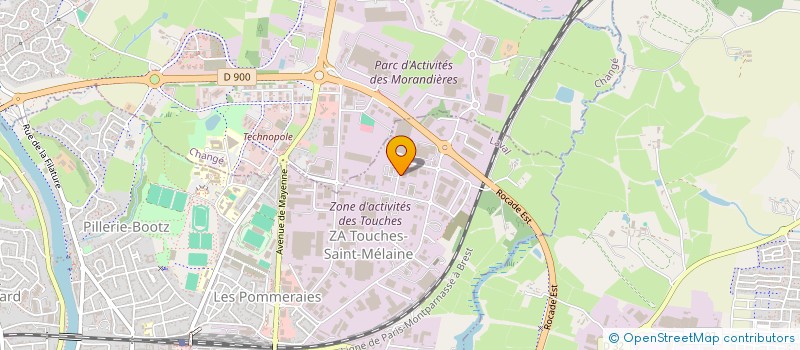 localisation de l'entreprise ENELUX à LAVAL