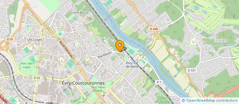 localisation de l'entreprise ENEMEA à EVRY-COURCOURONNES