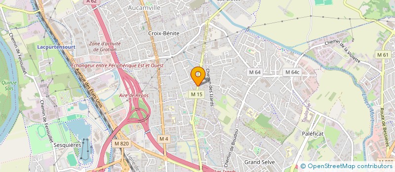 localisation de l'entreprise ENEMYFR  TOULOUSE