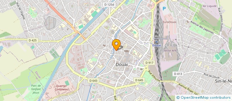 localisation de l'entreprise ENEOGIE  DOUAI