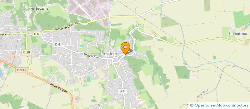 localisation de l'entreprise ENEOJI FLUID  REYRIEUX