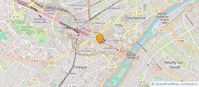 localisation de l'entreprise ENEOSOL à PUTEAUX