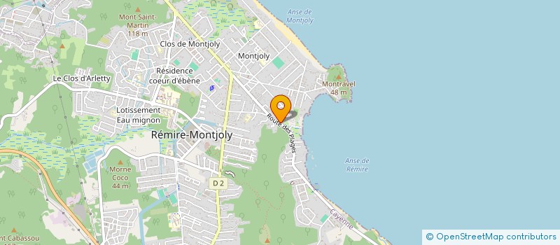 localisation de l'entreprise ENEPOL GUYANE  CAYENNE