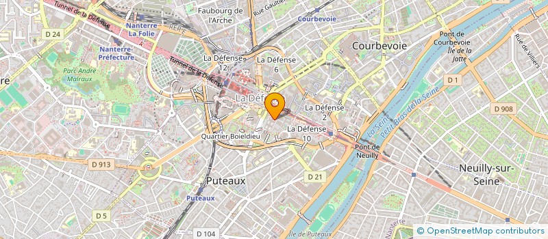 localisation de l'entreprise ENER  PUTEAUX