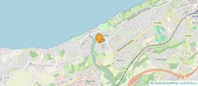 localisation de l'entreprise ENER à THONON-LES-BAINS