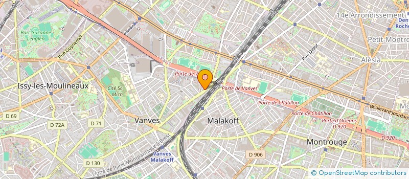 localisation de l'entreprise ENER CONSULTING  VANVES