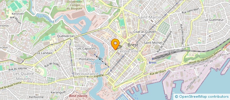 localisation de l'entreprise ENER'GENCE, ALEC - AGENCE LOCALE DE L'ENERGIE ET DU CLIMAT DU PAYS DE BREST à BREST