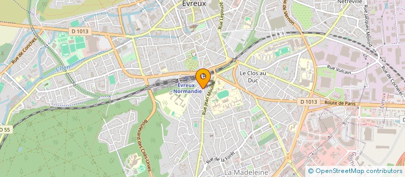 localisation de l'entreprise ENER'GIRARD à EVREUX