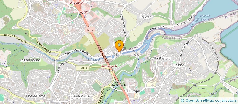localisation de l'entreprise ENER'GYM à PLERIN