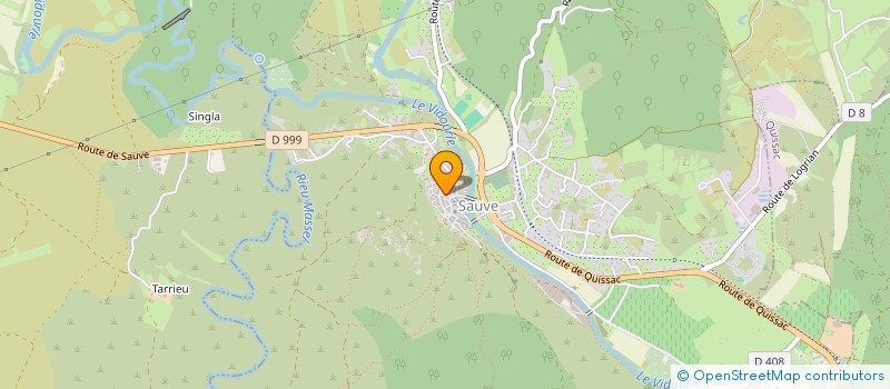 localisation de l'entreprise ENER'GYM SPORTS POUR TOUS  SAUVE