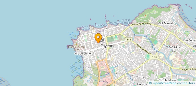 localisation de l'entreprise ENER INGENIERIE  CAYENNE