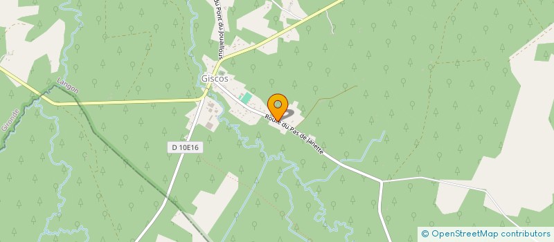 localisation de l'entreprise ENER'J BAT  GISCOS