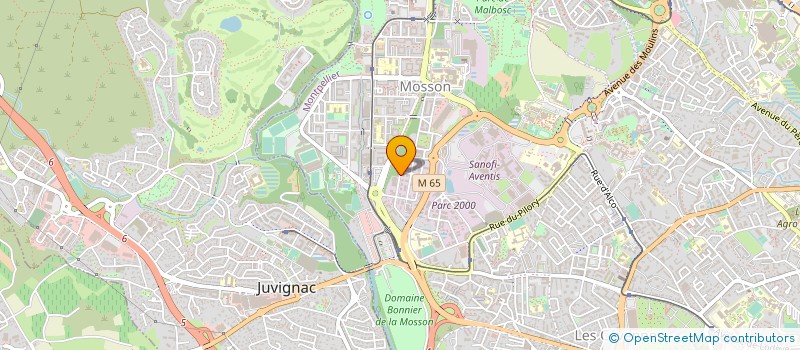 localisation de l'entreprise ENER J TP à MONTPELLIER