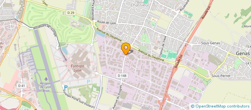 localisation de l'entreprise ENER-RENOV à CHASSIEU