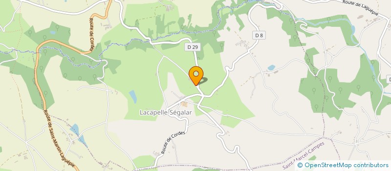 localisation de l'entreprise ENER SOL 81  LACAPELLE-SEGALAR