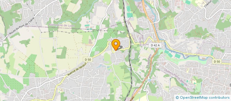 localisation de l'entreprise ENER4  CHAPONOST