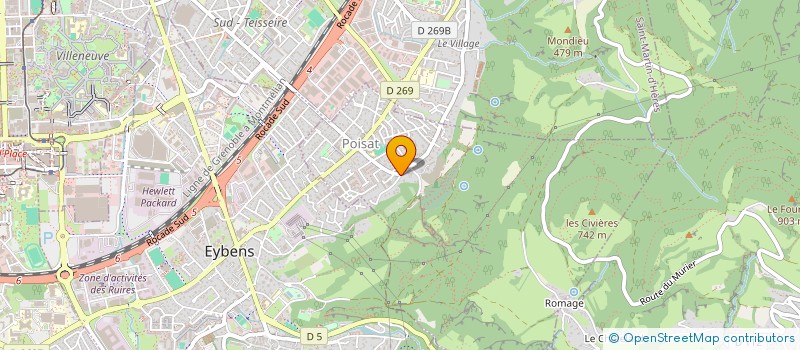 localisation de l'entreprise ENERAXIS CONSULTING  POISAT