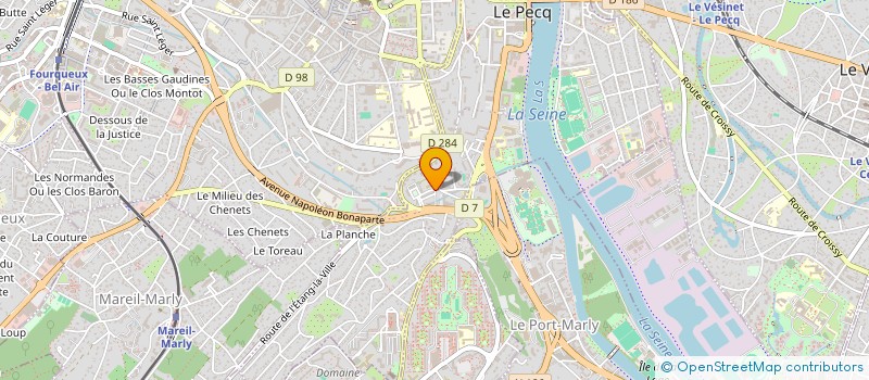 localisation de l'entreprise ENERBAT MMA  LE PECQ