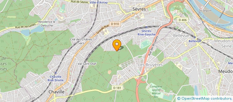 localisation de l'entreprise ENERBIO SAS à SEVRES