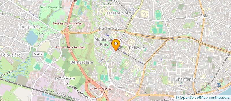 localisation de l'entreprise ENERCALL à NANTES