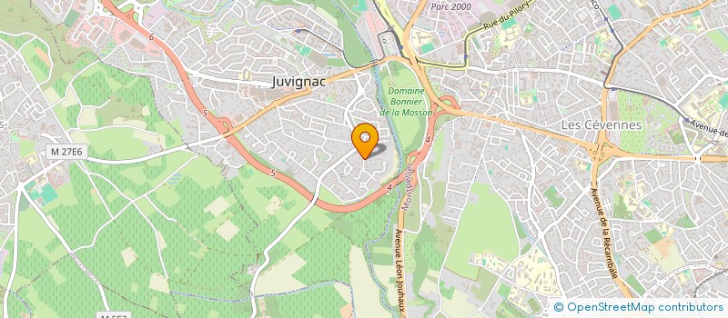 localisation de l'entreprise ENERCIM à JUVIGNAC