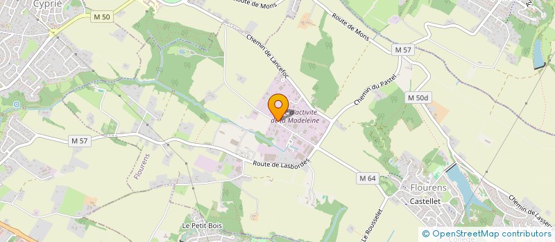 localisation de l'entreprise ENERCO  FLOURENS