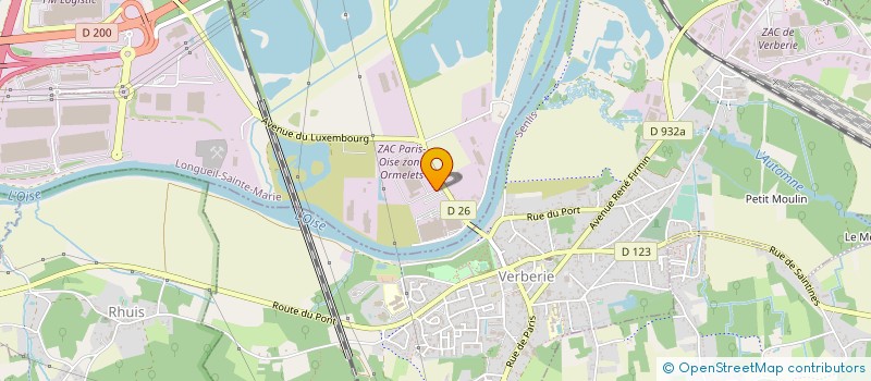 localisation de l'entreprise ENERCON SERVICES ADMINISTRATIFS  LE MEUX