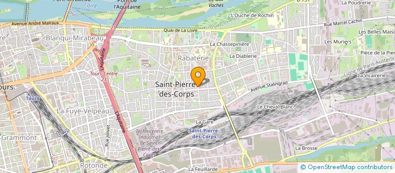 localisation de l'entreprise ENERCOOP CENTRE-VAL DE LOIRE  SAINT-PIERRE-DES-CORPS