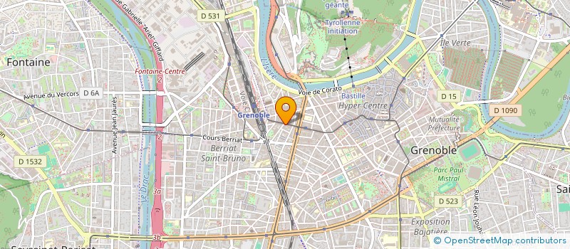 localisation de l'entreprise ENERDATA à GRENOBLE