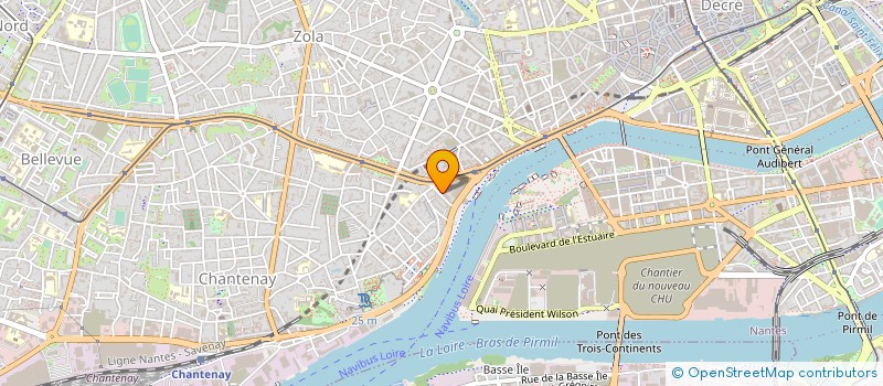 localisation de l'entreprise ENERDIGIT à NANTES