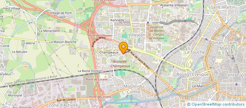 localisation de l'entreprise ENEREIZH à RENNES