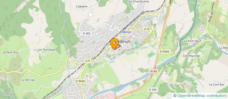 localisation de l'entreprise ENEREL  EMBRUN