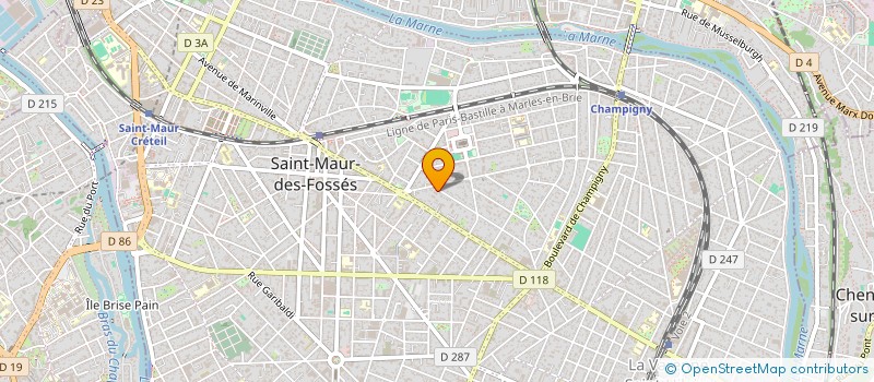 localisation de l'entreprise ENEREN TECHNOLOGY à SAINT-MAUR-DES-FOSSES