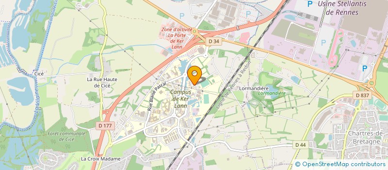localisation de l'entreprise ENERFIMMO à BRUZ