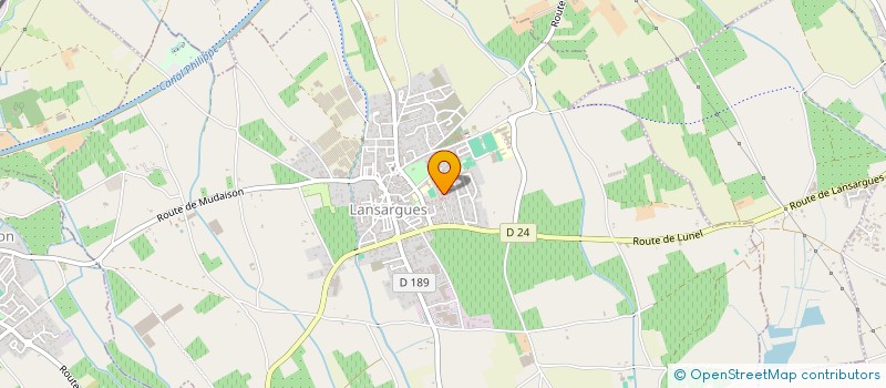 localisation de l'entreprise ENERG'ETUD à LANSARGUES